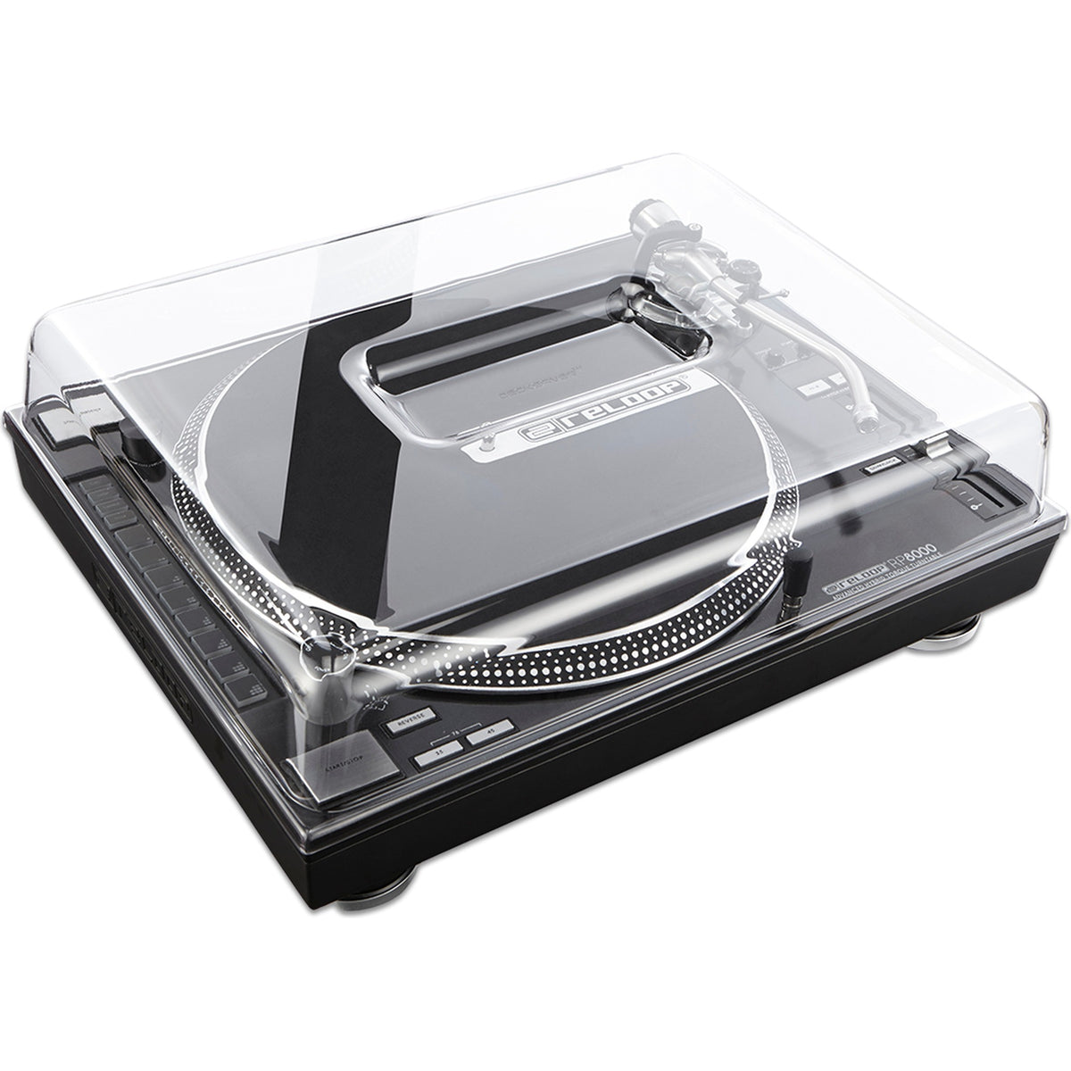 Decksaver Reloop Turntable Cover dj covers, with case