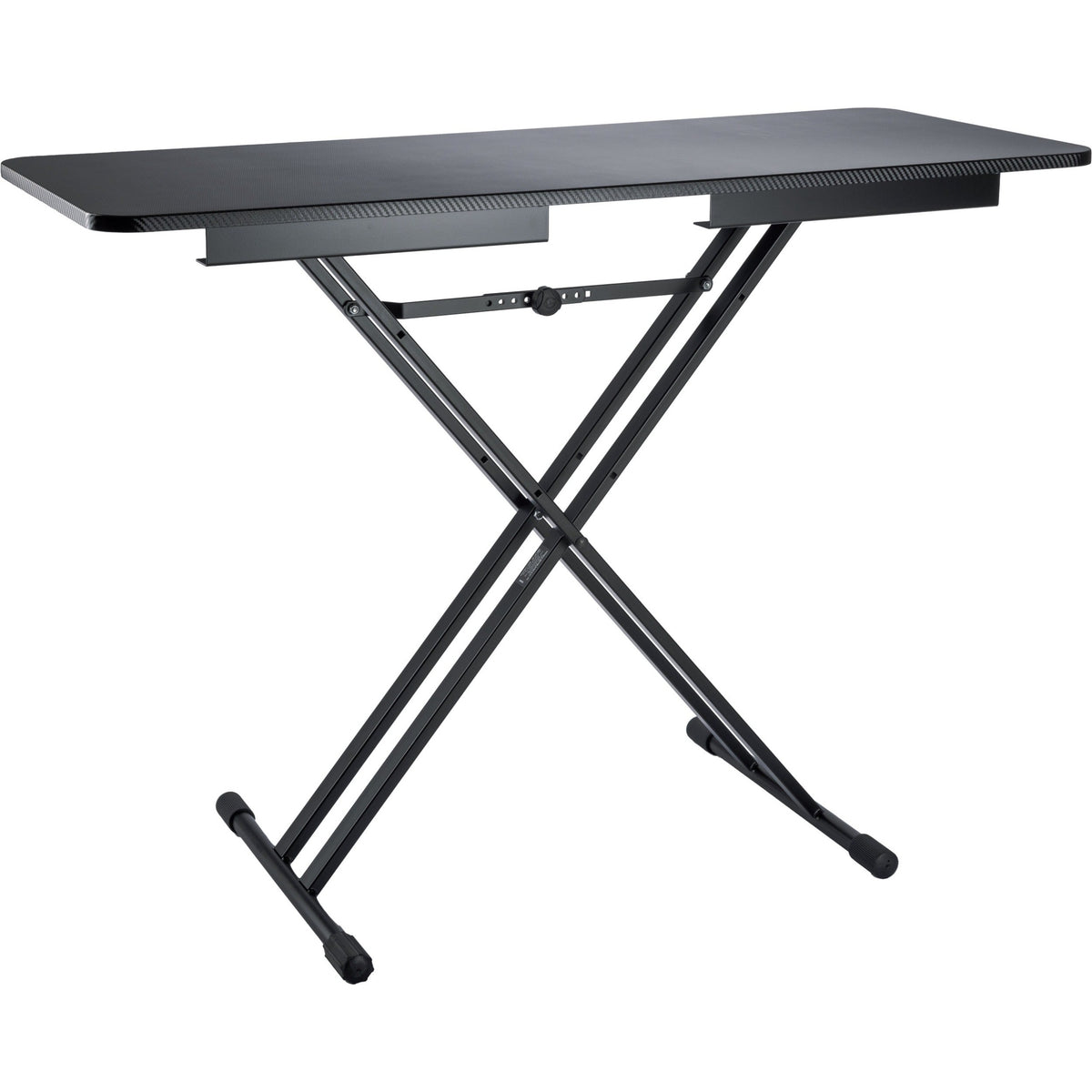 K&M 18900 keyboard stand with adjustable height and sturdy metal construction, supporting electronic and acoustic keyboards.
