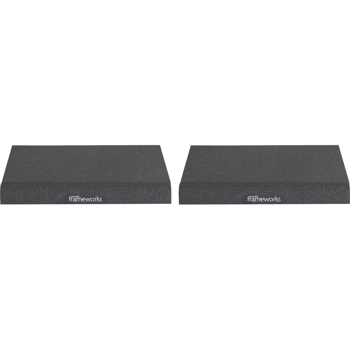 Gator Studio Monitor Isolation Pads for studio monitor stands, reducing vibrations and improving sound clarity.