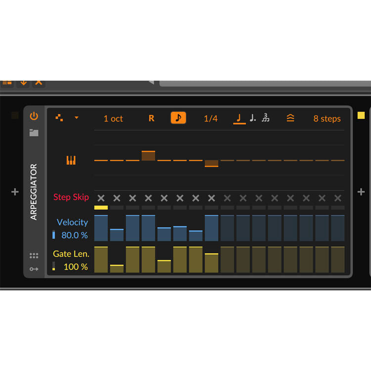 Bitwig Studio 5 music production software interface with digital audio workspace and various editing tools.