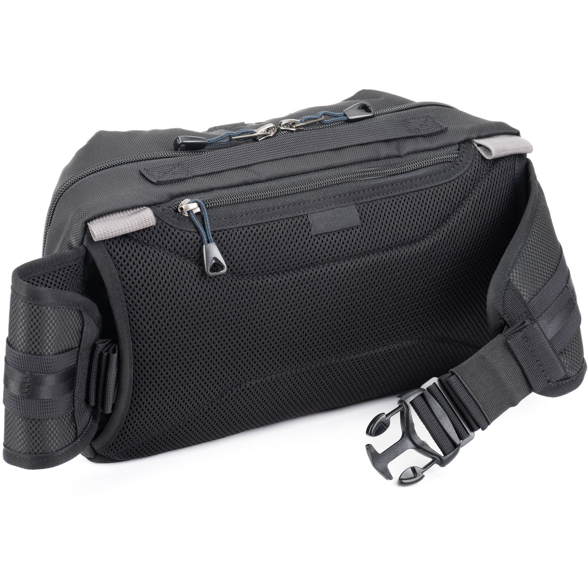 Think Tank PressPass video equipment bag with padded compartments for camera gear and accessories.