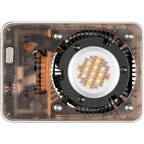 Zhiyun Molus X60 RGB Pro LED light panel displaying vibrant color options and adjustable brightness settings.