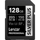 Lexar SDXC Silver Plus 1066X UHS-I U3, R205/W150 (V30) Memory Card