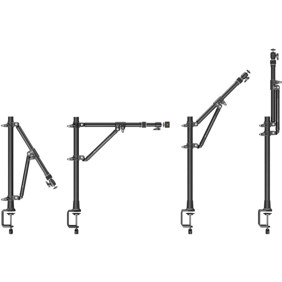 SmallRig desktop overhead photography and live streaming bracket for video equipment, compact and adjustable for stable shots.
