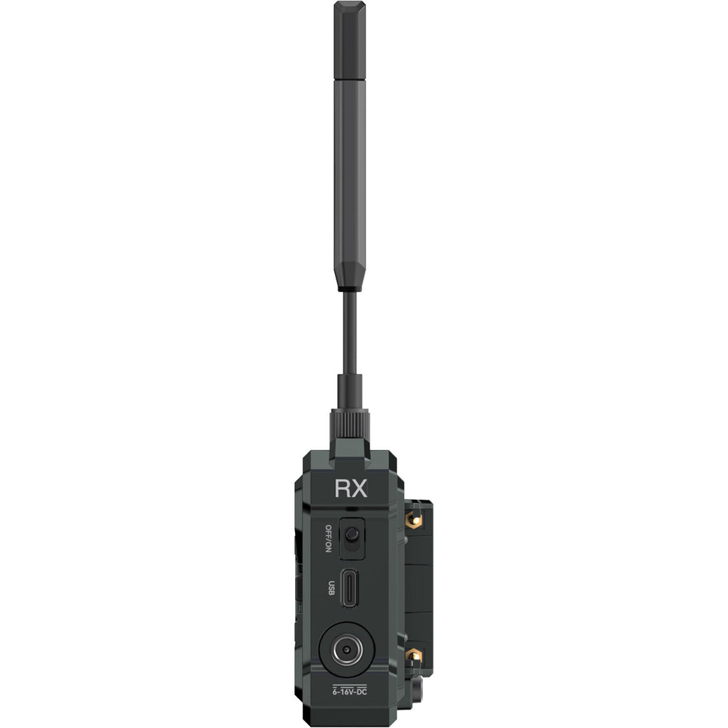 Hollyland Pyro Transmission Kit with dual video monitors and wireless transmitter for professional video monitoring setup.