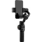 Zhiyun Smooth 5S AI professional gimbal stabilizer for smartphones, featuring sleek design and advanced stabilization technology.