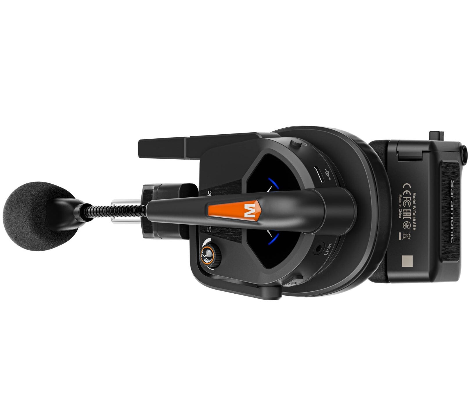 Saramonic WiTalk9 WT6S 6-person video equipment set with wireless microphone transmitters and receivers for group recording.