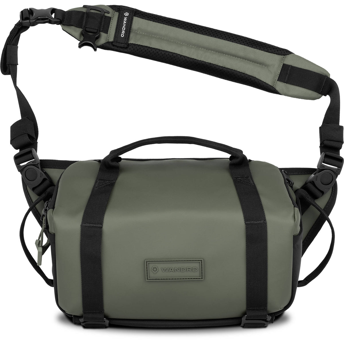 Wandrd Rogue Sling bag designed for video equipment, with multiple compartments and adjustable strap for easy carrying.