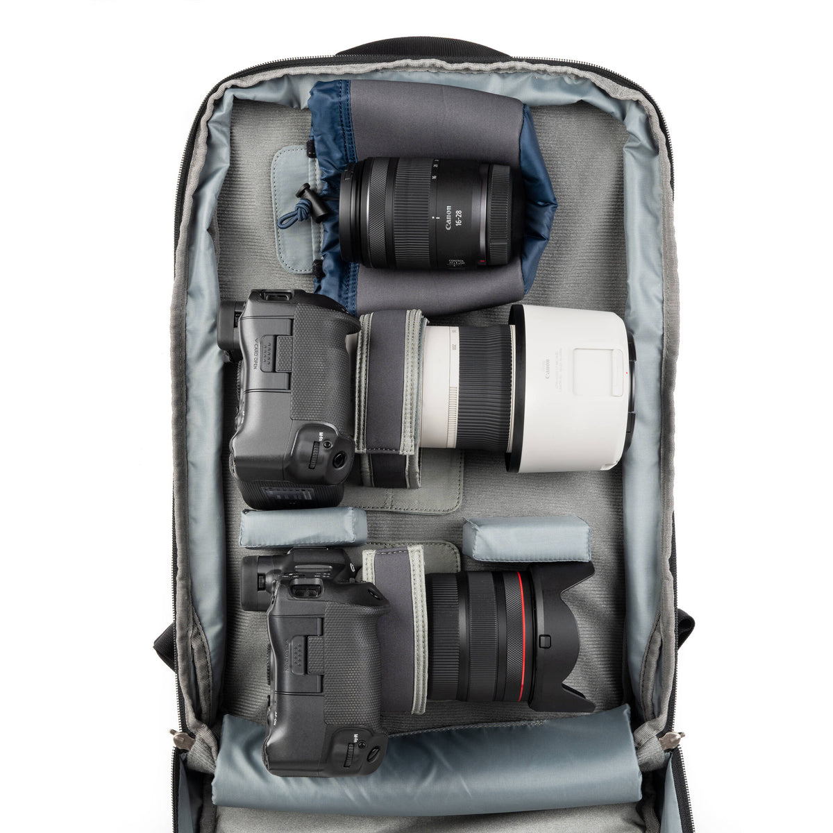 Think Tank Shape Shifter video equipment bag with adjustable compartments and padded exterior for secure gear storage.