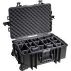 B&W Cases Type 6700 Divider System for video equipment bags, showing internal foam compartments and protective dividers.