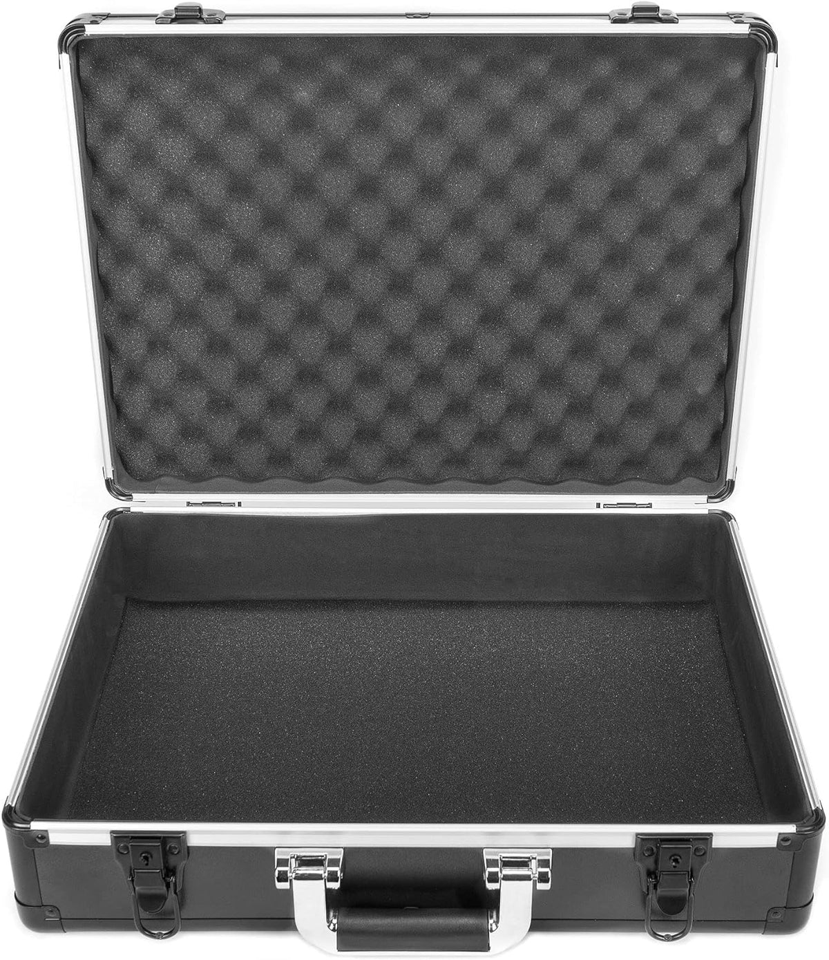 Analog Cases Unison Custom Edition studio bag with sturdy black exterior and padded interior for musical equipment protection.