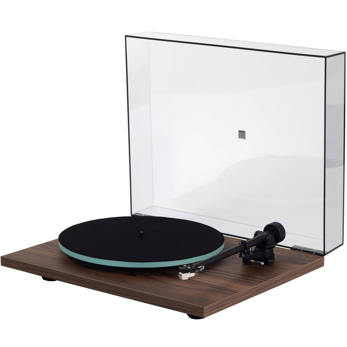 Rega Planar 2 turntable with Nd3 cartridge, showcasing a sleek design and tonearm setup on a sturdy plinth.