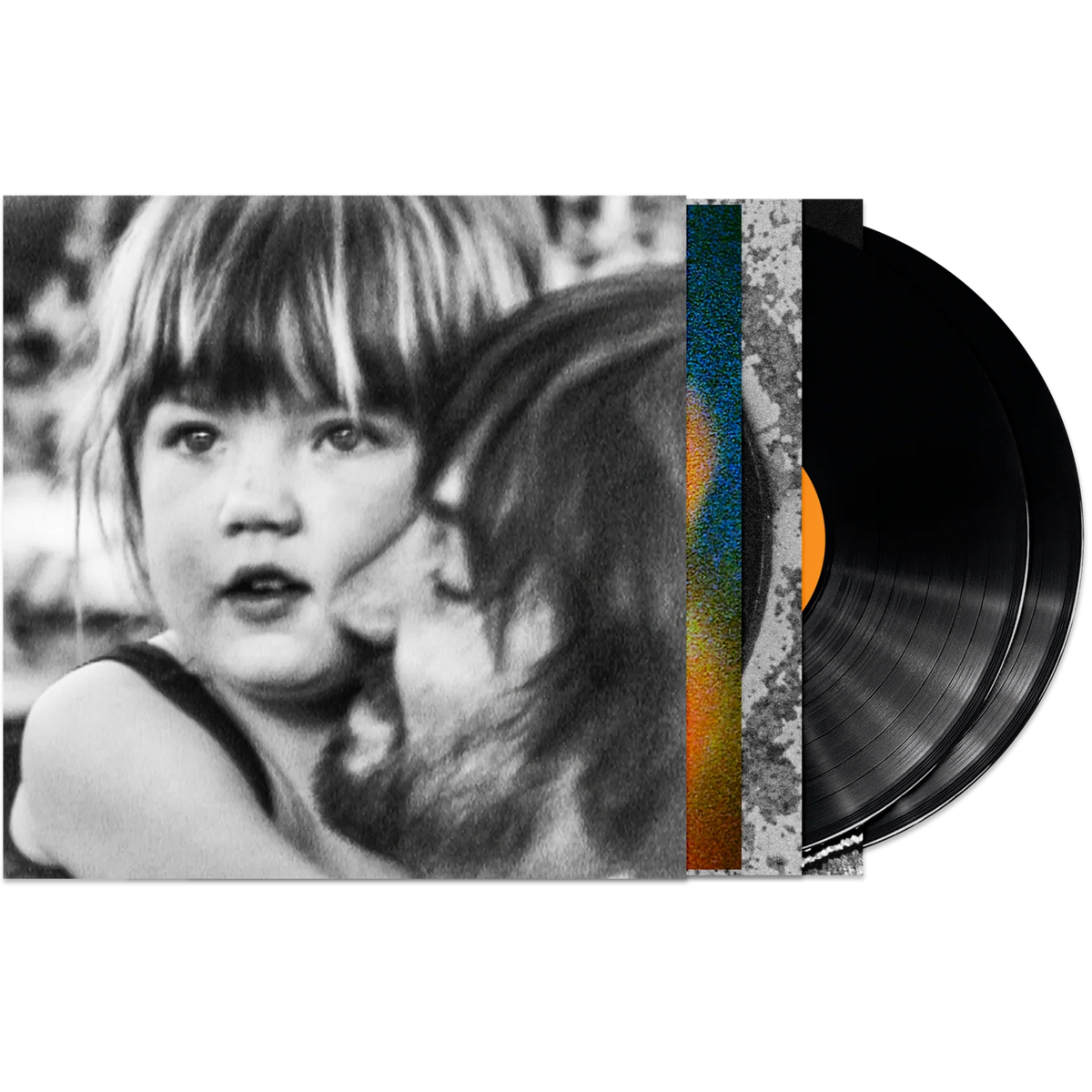 Black vinyl double LP of Tame Impala's Deadbeat album, featuring Columbia Records branding and album artwork.