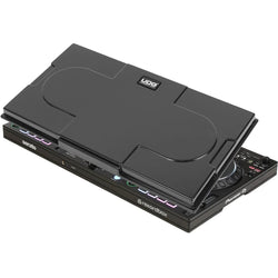 UDG Ultimate Pioneer DJ DDJ-FLX10 equipment cover showing a sleek black DJ gear cover with UDG branding and padded protective design.