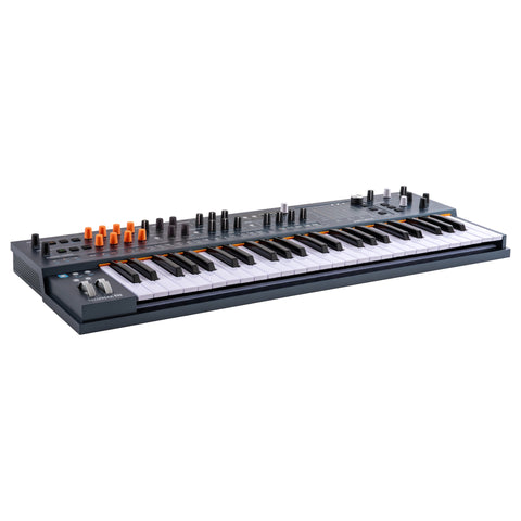 Arturia MiniFreak 49 49-key hybrid polyphonic synthesizer 3/4 left angle view