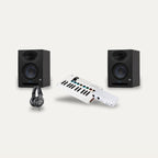 Arturia MiniLab 3 + MiniFuse 2 + PreSonus Eris Studio 5 First Beats Set – Controller Colour White, Interface Colour White