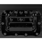 UDG Ultimate Flight Case AlphaTheta DDJ-GRV6 black DJ flight case with handle and laptop shelf for DJ equipment protection.