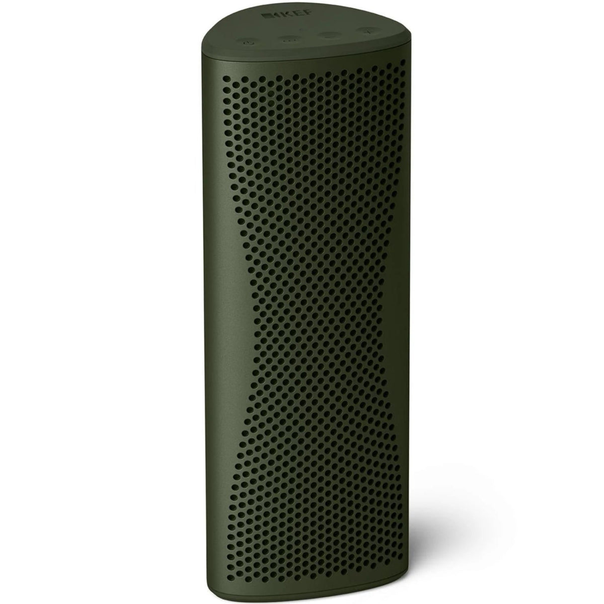KEF Muo portable speakers, green front view