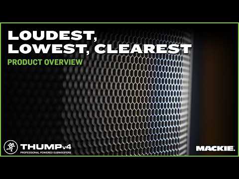 Mackie Thump15v4 - Mackie Thumpv4 introduction video