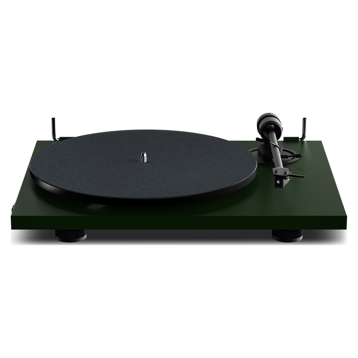 Pro-Ject E1.2 BT Fir Green turntable, front view