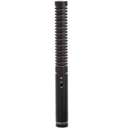 Rode NTG1 shotgun microphone with sleek design, ideal for capturing high-quality audio in various recording settings.