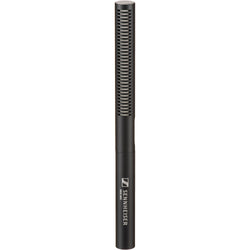 Sennheiser MKE 600 shotgun microphone, with accessories
