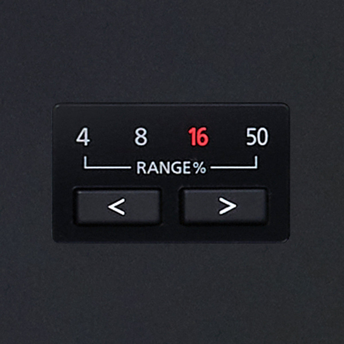 Technics SL-1210MKX extended pitch range buttons for 4, 8, 16 and 50 percent