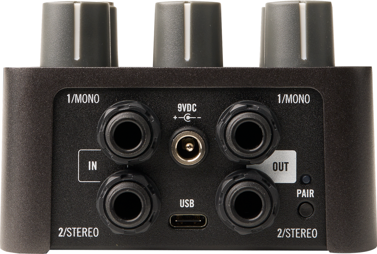 Universal Audio UAFX Galaxy '74 Tape Echo & Reverb effects pedal, angled view
