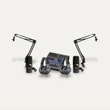 Zoom LiveTrak L-8 + 2x sE DynaCaster DCM3 + 2x ATH-M20x Podcast Studio Set